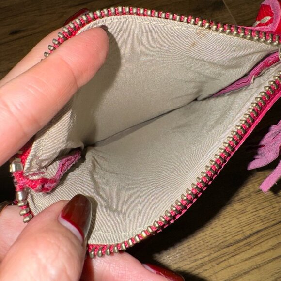 EUC Roots Vintage Small‎ Crossbody Bag - Hot Pink - Picture 11 of 13